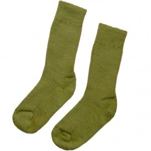 Hirsch Natur Plüschsohlen-Socke