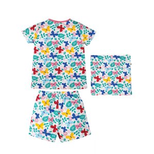 Frugi Schlafanzug Kurzarm Mini Butterflies 6-7 Jahre