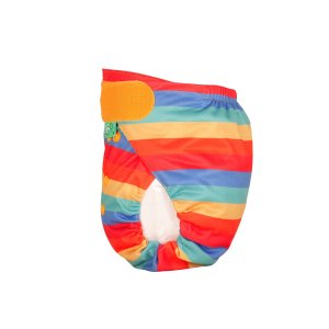 Totsbots Bamboozle Wrap berhose Gre 1 (2,5-8kg) Rainbow Stripe (Regenbogen Blockstreifen)