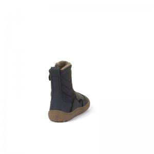 Froddo Barefoot Winter Boots Stiefel gefttert mit Reiverschluss blue 35