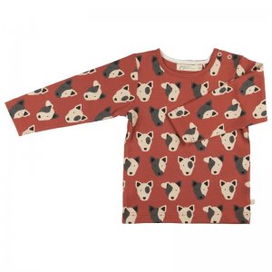 Pigeon Langarm-Shirt Dog orange 7-8 Jahre