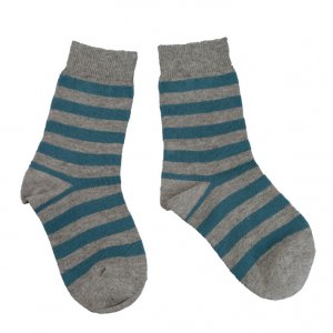 grdo Socke gestreift zweifarbig marine/moosgrn